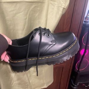 1461 Black Platform Doc Martens